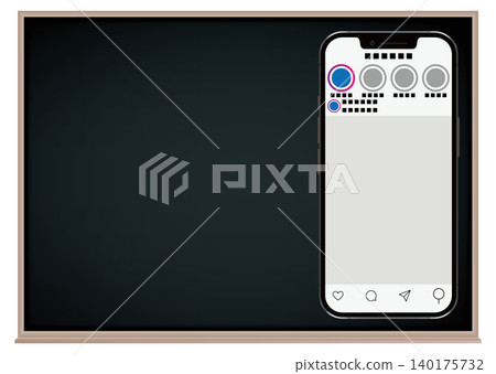 Instagram and blackboard Instagram and blackboard 140175732