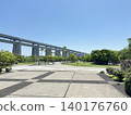 Seto Ohashi Bridge: A view of the Seto Ohashi Bridge from Seto Ohashi Memorial Park. 140176760
