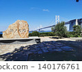Seto Ohashi Bridge: A view of the Seto Ohashi Bridge from Seto Ohashi Memorial Park. 140176761