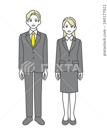 Smiling business person men and women Smiling business person men and women 140177021