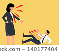 Angry women, Blaming and Criticizing. Conflict of office workers. 140177404