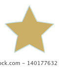 Gently glowing, sparkling stars | A soft and soothing hand-drawn illustration in French chic colors 140177632