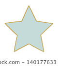 Gently glowing, sparkling stars | A soft and soothing hand-drawn illustration in French chic colors 140177633