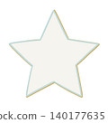 Gently glowing, sparkling stars | A soft and soothing hand-drawn illustration in French chic colors 140177635