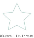 Gently glowing, sparkling stars | A soft and soothing hand-drawn illustration in French chic colors 140177636