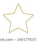 Gently glowing, sparkling stars | A soft and soothing hand-drawn illustration in French chic colors 140177637