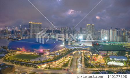 May 26 2026 Kai Tak Stadium Sunset Hong Kong May 26 2026 Kai Tak Stadium Sunset Hong Kong 140177898