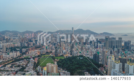 May 29 2022 A Kowloon West skyline at sunset May 29 2022 A Kowloon West skyline at sunset 140177933