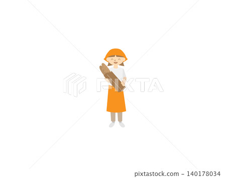 法棍!麵包店的女員工 法棍!麵包店的女員工 140178034