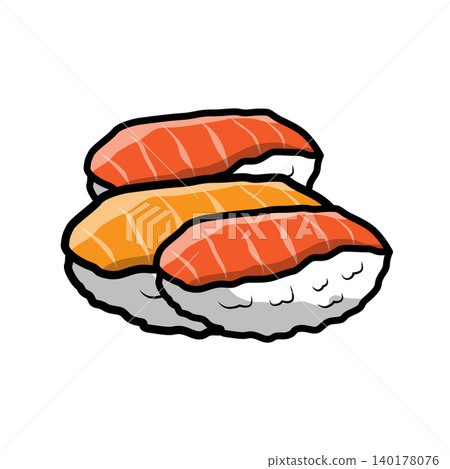Modern Sushi Logo with Elegant Japanese Style Design Modern Sushi Logo with Elegant Japanese Style Design 140178076