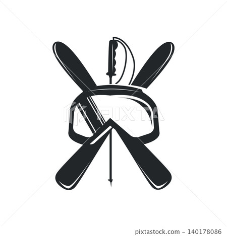 Snowboarder Logo Minimalist Adventure Design Winter Sports Business Snowboarder Logo Minimalist Adventure Design Winter Sports Business 140178086
