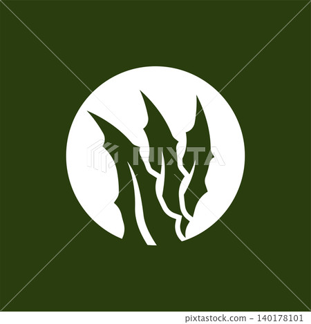 Minimalist Aloe Vera Logo Organic and Herbal with Fresh Green Nature Minimalist Aloe Vera Logo Organic and Herbal with Fresh Green Nature 140178101