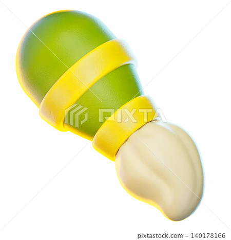 brush 3d render icon, Back To School illustration 140178166