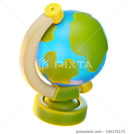 globe 3d render icon, Back To School illustration globe 3d render icon, Back To School illustration 140178173