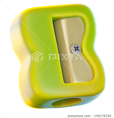 sharpener 3d render icon, Back To School illustration sharpener 3d render icon, Back To School illustration 140178184