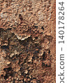 Old, dirty mortar exterior walls 140178264