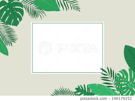 Vector illustration of tropical plants. Vector illustration of tropical plants. 140178352