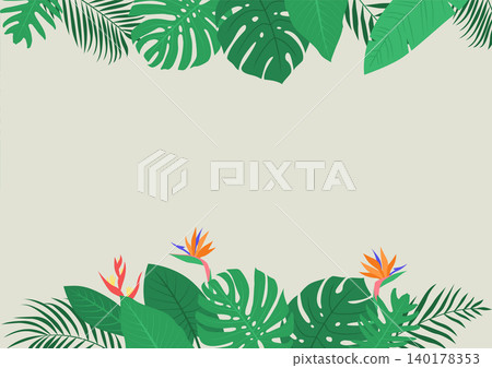 Vector illustration of tropical plants. Vector illustration of tropical plants. 140178353