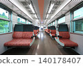 [JR East] Interior of the GV-E400 series train (Ban'etsu West Line: Magashimo Station) 140178407