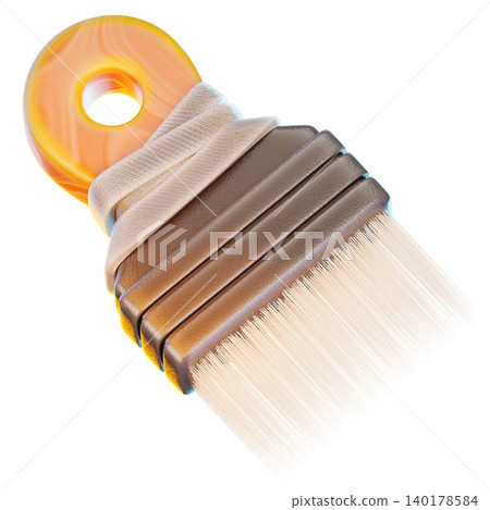 brush 3d render icon, construction illustration brush 3d render icon, construction illustration 140178584