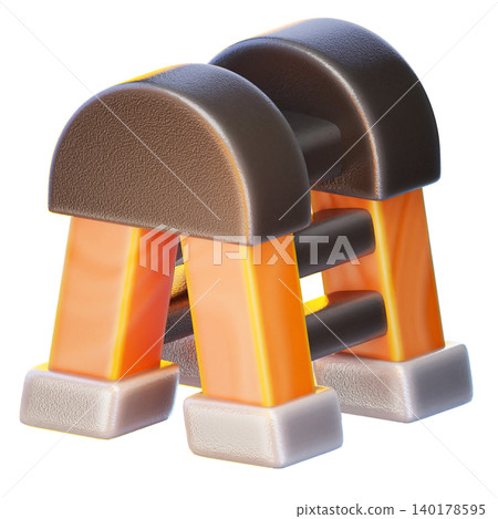 ladder 3d render icon, construction illustration ladder 3d render icon, construction illustration 140178595
