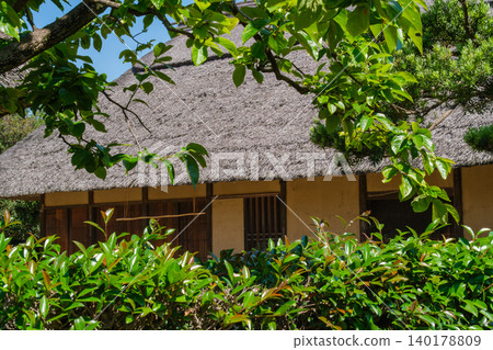 persimmon and old house persimmon and old house 140178809