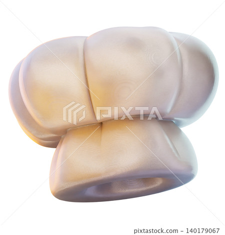 chef hat 3d render icon, hat illustration 140179067