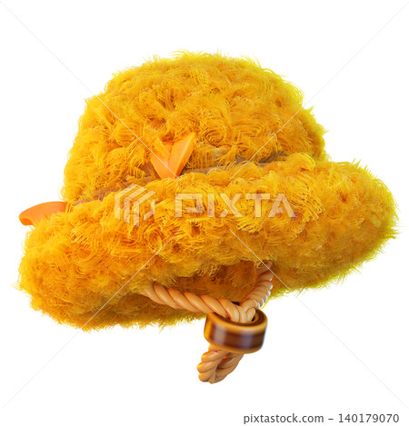 farmer hat 3d render icon, hat illustration farmer hat 3d render icon, hat illustration 140179070