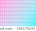 一張時尚夢幻的背景圖片，上面有粉紅色和淺藍色的菱形圖案。 140179245