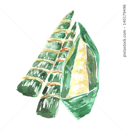 Chimaki watercolor illustration Chimaki watercolor illustration 140179496