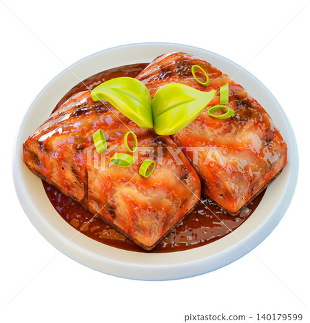 grilled salmon, 3D render icon, sea food illustration grilled salmon, 3D render icon, sea food illustration 140179599