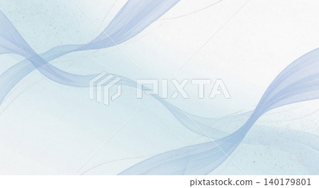 現代日式背景,以優雅的曲線和閃亮的雲母為特色,採用白色和淺藍色漸變的和紙。 現代日式背景,以優雅的曲線和閃亮的雲母為特色,採用白色和淺藍色漸變的和紙。 140179801