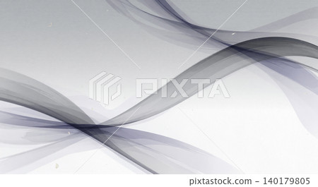 A background material featuring modern curves and shimmering platinum powder on white and light gray Japanese paper. A background material featuring modern curves and shimmering platinum powder on white and light gray Japanese paper. 140179805