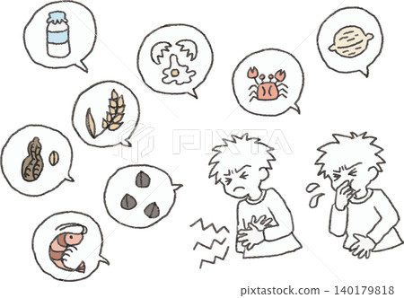 Allergic stomach ache and nausea Allergic stomach ache and nausea 140179818