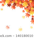 Vector illustration frame of autumn leaves 140180010
