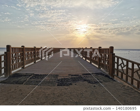 jetty in the Makadibay Egypt 140180695