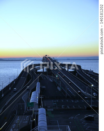 Sunrise viewed from Umihotaru Sunrise viewed from Umihotaru 140181202