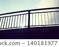 Fence, fall prevention fence, bridge 140181977