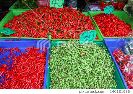 Spices sold in Thai markets Spices sold in Thai markets 140181986