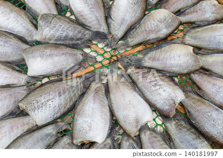 Dried fish sold in Thai markets Dried fish sold in Thai markets 140181997