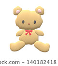Clay-like puffy bear plush toy 140182418