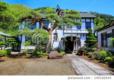 The Ashio Copper Mine, a major copper mine that supported Japan's copper production... [Furukawa Kutsukake Club] 140182643