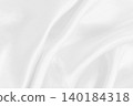 White fabric texture for background and design, beautiful pattern of silk or linen. 140184318