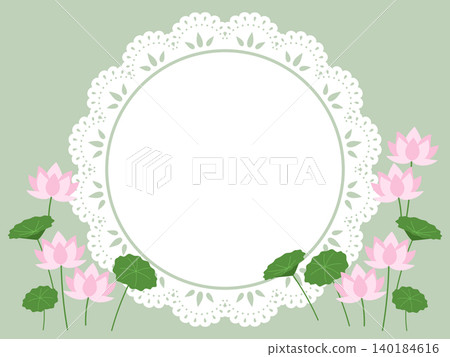 復古蓮花蕾絲背景(橫向) 復古蓮花蕾絲背景(橫向) 140184616