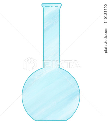 A simple illustration of a flat-bottomed flask. A simple illustration of a flat-bottomed flask. 140185590