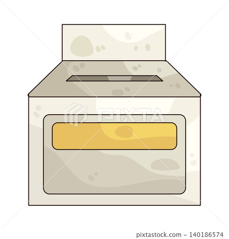 Illustration of Ballot Box Illustration of Ballot Box 140186574