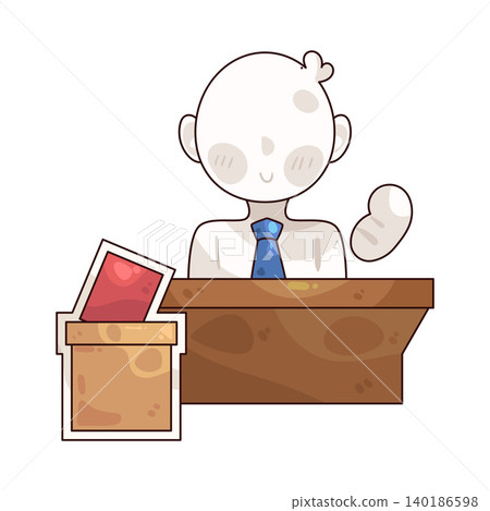Illustration of Campaign Speech Illustration of Campaign Speech 140186598
