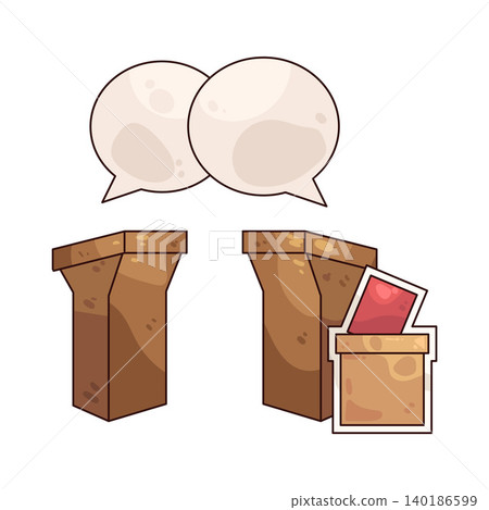 Illustration of Debate Illustration of Debate 140186599