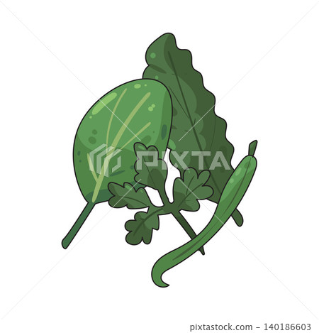 Illustration of Greens Illustration of Greens 140186603