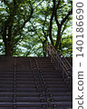 Stairs wrapped in fresh green 140186690
